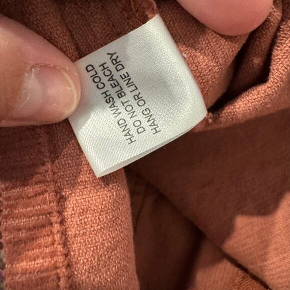 Chloe & Katie Brown Ribbed Corduroy Mini Skirt w/ Zipper Women's Size XL Cotton - Picture 8 of 8